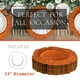 thumbnail image 2 of Charger Plates MAONAME Reef de plástico naranja, juego de 12, 2 of 7