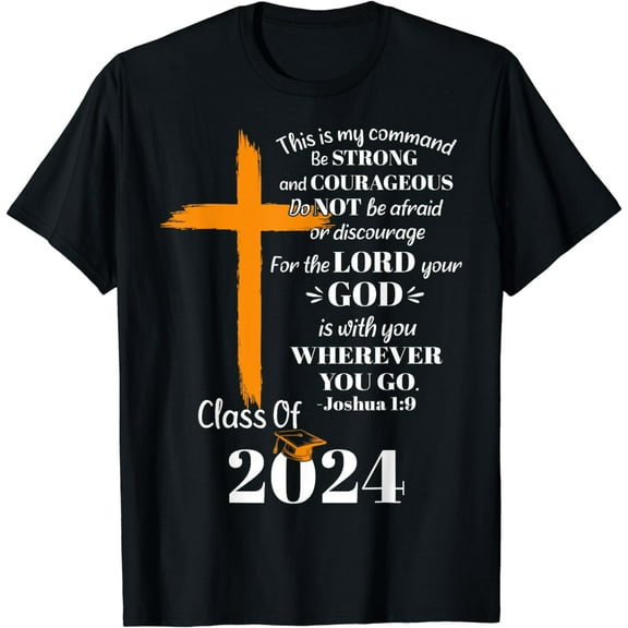Class Of 2024 Christian Graduation Senior Graduate T-Shirt