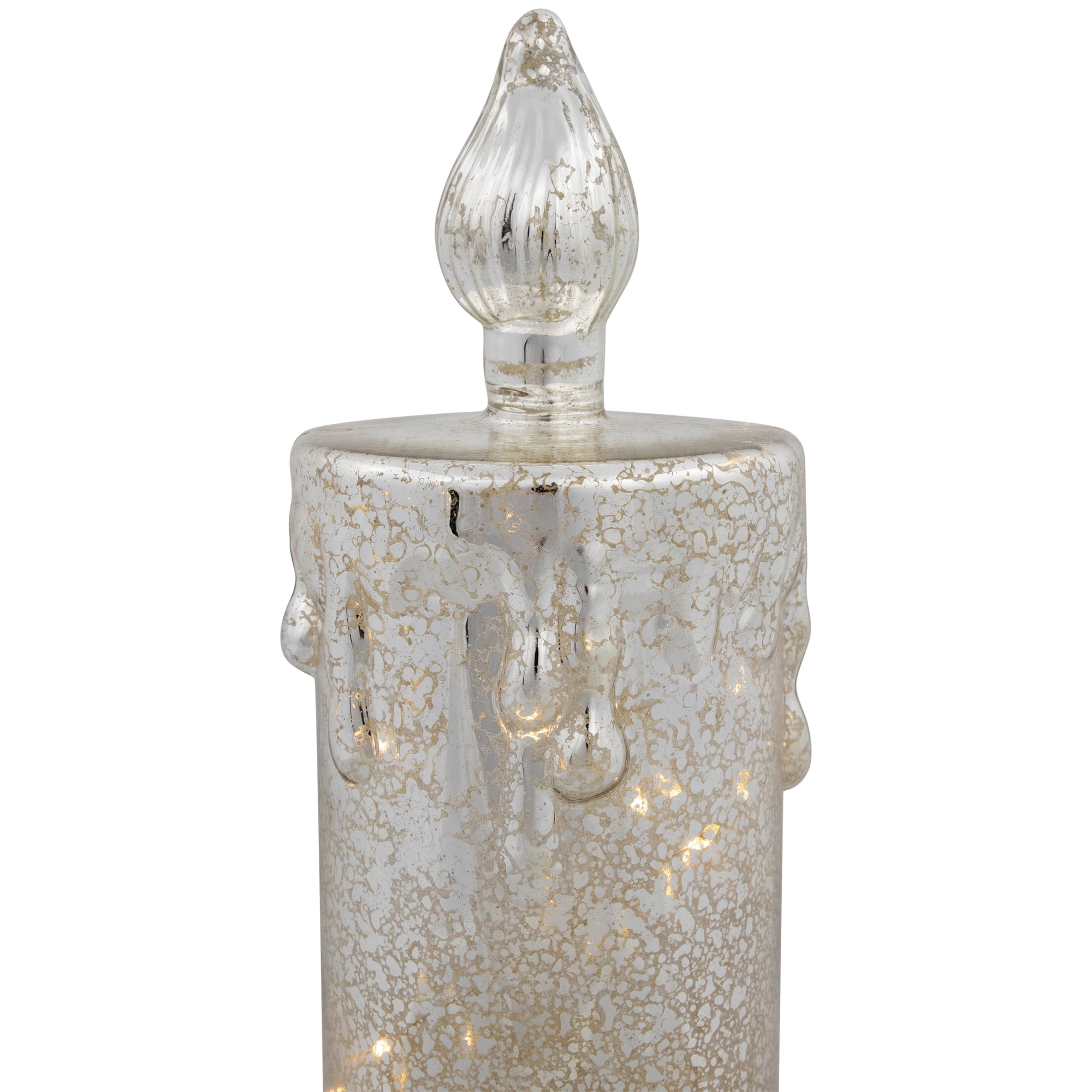 Northlight LED Lighted Dripping Candle Christmas Decoration - 13"