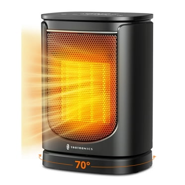 Space Heaters for Home, Electric Heater for Inside, 70° Oscillation, 1500W PTC Ceramic Heater Energy Efficient, Adjustable Thermostat , Room Heaters for Home,1-12H Timer