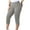 Grey, variant on Seductiva Women's Lounge Pants Pants for Women Plus Size Yoga Leggings Casual Elastic Waist Cropped Pants Knee Length Workout Loose Casual Pants