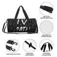 thumbnail image 6 of Gaeub I love Math Lightweight Travel Cylinder Bag Gym Tote Bag Sports Training Duffle Bag with Pockets and Straps, 6 of 8