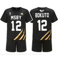 thumbnail image 2 of ¡Haikyuu!! Conjunto de disfraz de cosplay, uniforme del equipo Black Wolf para hombre, ropa deportiva de anime para juego de rol, 2 of 5