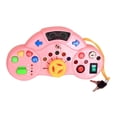 thumbnail image 1 of Tablero ocupado con botón LED para bebé, tablero de actividades de desarrollo de juguetes iluminado, tablero sensorial con interruptor para niños y Rosa, 1 of 8