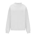 thumbnail image 5 of AUNVITO Women's High Neck Sweatshirt Long Sleeve Casual Fit Casual Winter Style Pullover Top, 5 of 7