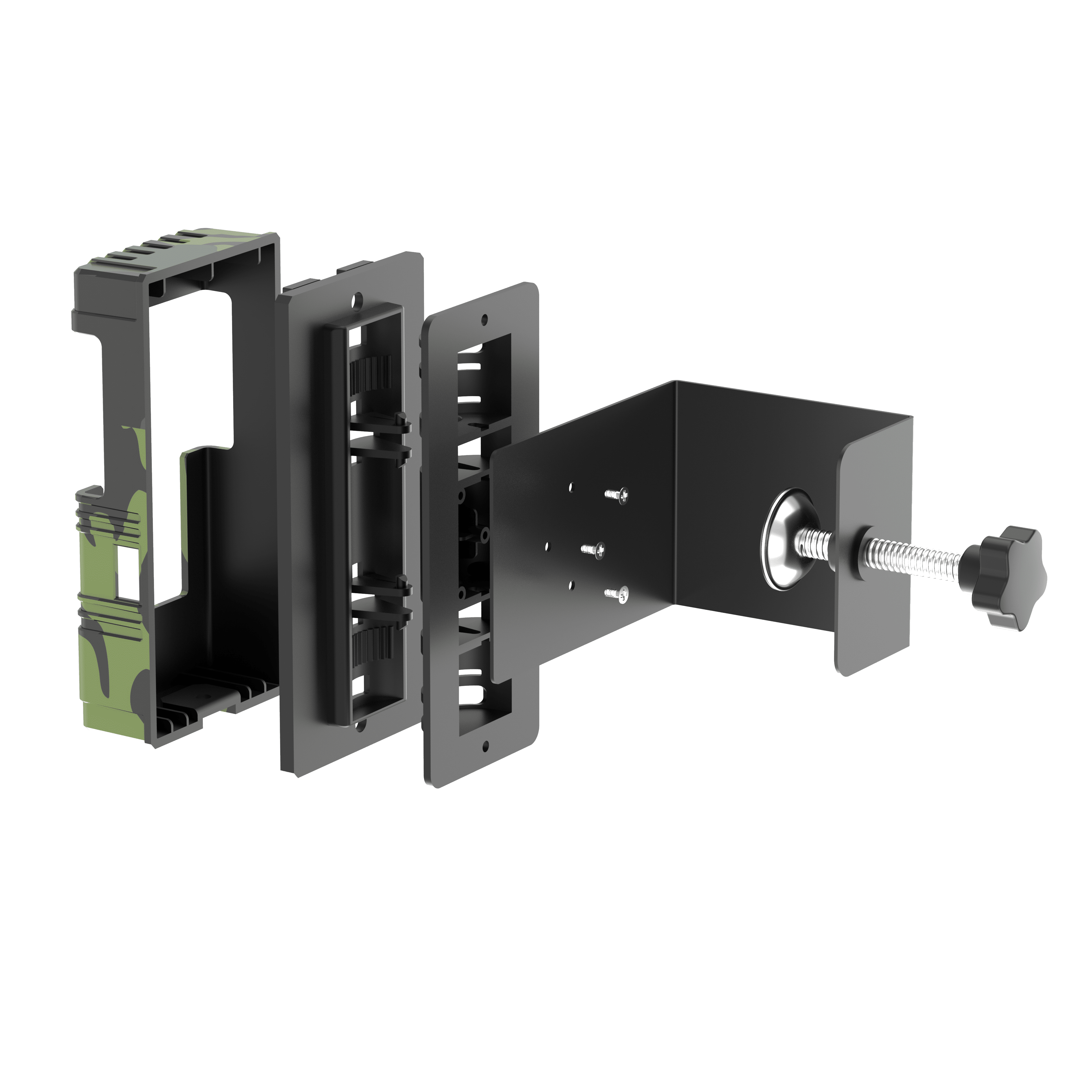 Anti-Theft Video Ring Doorbell Mount , Left and right doors cna be installed,to-way design for houses, apartments, businesses, No Need to Drill