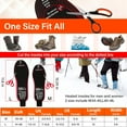 thumbnail image 5 of Heated Insoles, 2100mAH Rechargeable Electric Heating Insoles with Remote Control, Up to 9 Hours Heating Foot Warmer for Men Women Outdoor Hunting Camping Skiing (Large), 5 of 10
