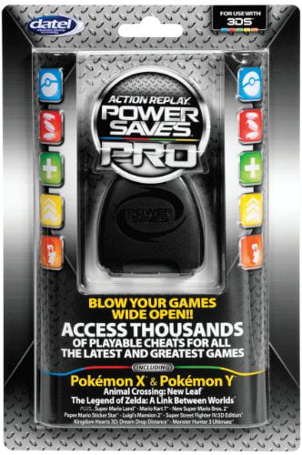 Nintendo 3DS 2DS Action Replay Power Saves with PRO Cheat Codes NTSC -  