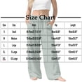 thumbnail image 3 of Mifsaly Summer Linen Pants Women Wide Leg High Waisted Pant Drawstring Lightweight Flowy Beach Vacation Casual Loose Trousers 2026 S, 3 of 9