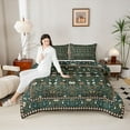 thumbnail image 4 of Homewish Teenagers Rustic Flowers 3 Pieces Queen Comforter Set,Chic Floral Blossoms Ultra Soft Bedding Sets,Vintage Exotic Style Bedding Comforter Set Breathable,Luxury Bedroom Decor,Reversible, 4 of 8