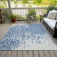 thumbnail image 6 of Addison Rugs Chantille Indoor/Outdoor Transitional Medallions Navy Washable Rectangle Rug, 2'6" x 3'10", 6 of 6