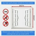 thumbnail image 2 of Mosquito Net for Window, 3 PCS Fly Window Screen Mesh Insect Netting Mosquito Protector and 3 Rolls Self-Adhesive Tapes, 2 of 6