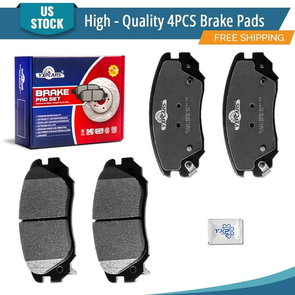YXPCARS D1421: 4PCS Front Ceramic Brake Pads for Chevrolet Impala Equinox Malibu Limited Buick Cascada Regal LaCrosse Allure GMC Terrain Saab 9-5