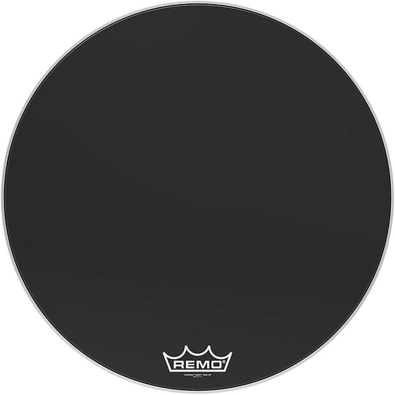 Remo Powermax Ebony Crimplock Bass Drum Head 32 in.