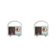 thumbnail image 4 of sweethay Altavoz ABS compatible con Bluetooth 5,0, electroplaca inalámbrica, bonita manija de elevación, perilla de volumen de 400mAh, caja de Type1 NO1, 4 of 6