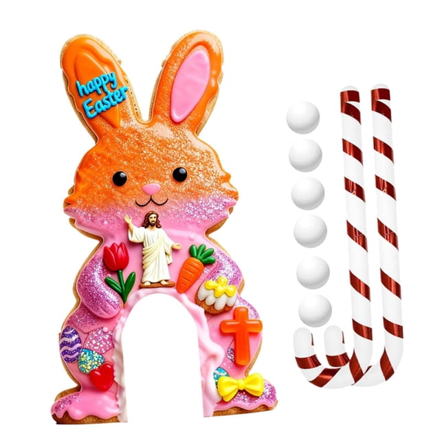 arctrm Easter Game Golf Set Educational for Children Adults Toy Golf Club and Balls for Style E