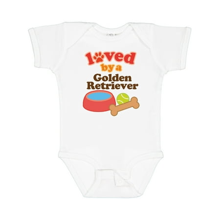 

Inktastic Golden Retriever Loved by a Gift Baby Boy or Baby Girl Bodysuit