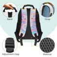 thumbnail image 4 of Uorisanigo Rainbow Axolotl School Backpack for Kids 6-12 Year, 17 Inch Lightweight Daypack with Adjustable Padded Straps, Perfect for Elementary Kindergarten, 4 of 7