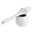 thumbnail image 2 of Cepillo de baño Jadeshay para inodoro acero inoxidable ABS blanco, 2 of 5
