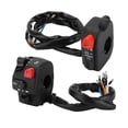 thumbnail image 2 of Par de interruptor de controlador de manillar izquierdo y derecho de motocicleta de 22mm para luz antiniebla de arranque eléctrico de señal de giro de bocina, 2 of 12