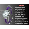 thumbnail image 6 of Blekon Collections Quartz Womens 26mm Delicate Metal Cuff Bangle Watch, 6 of 7