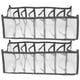 thumbnail image 2 of Organizador de cajones para ropa interior y calcetines, 2 unidades, plegable, de tela, para guardar cinturones y armarios., 2 of 7