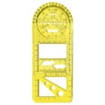 thumbnail image 2 of Multifunctional Student Math Ruler,Multifunctional Rotatable Active Math Ruler Drawing Template, 2 of 9