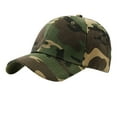 thumbnail image 3 of Wholesale 12-Pack Plain Baseball Cap Adjustable Blank Curved Sun Visor Ball Hat Camo Woodland, 3 of 4