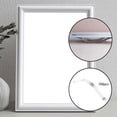 thumbnail image 3 of 100x Aluminum Alloy Picture Spring Clips, Photos Retaining Clips, Fasteners Supplies Photo Framing Tools (2.91x0.24inch), 3 of 8