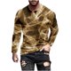 thumbnail image 1 of Tops de hombre Camiseta estampada vintage Blusa informal de manga larga popular personalizada Pompotops oipoqjl1663, 1 of 5