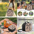 thumbnail image 4 of Aplkyhs School Backpack Set of 4 with Lunch Bag Pen Bag Set Bottle Sleeve for Girls Boys Multifunctional Pencil Case Suitable for Elementary Middle School High Brown Camo Bow, 4 of 6