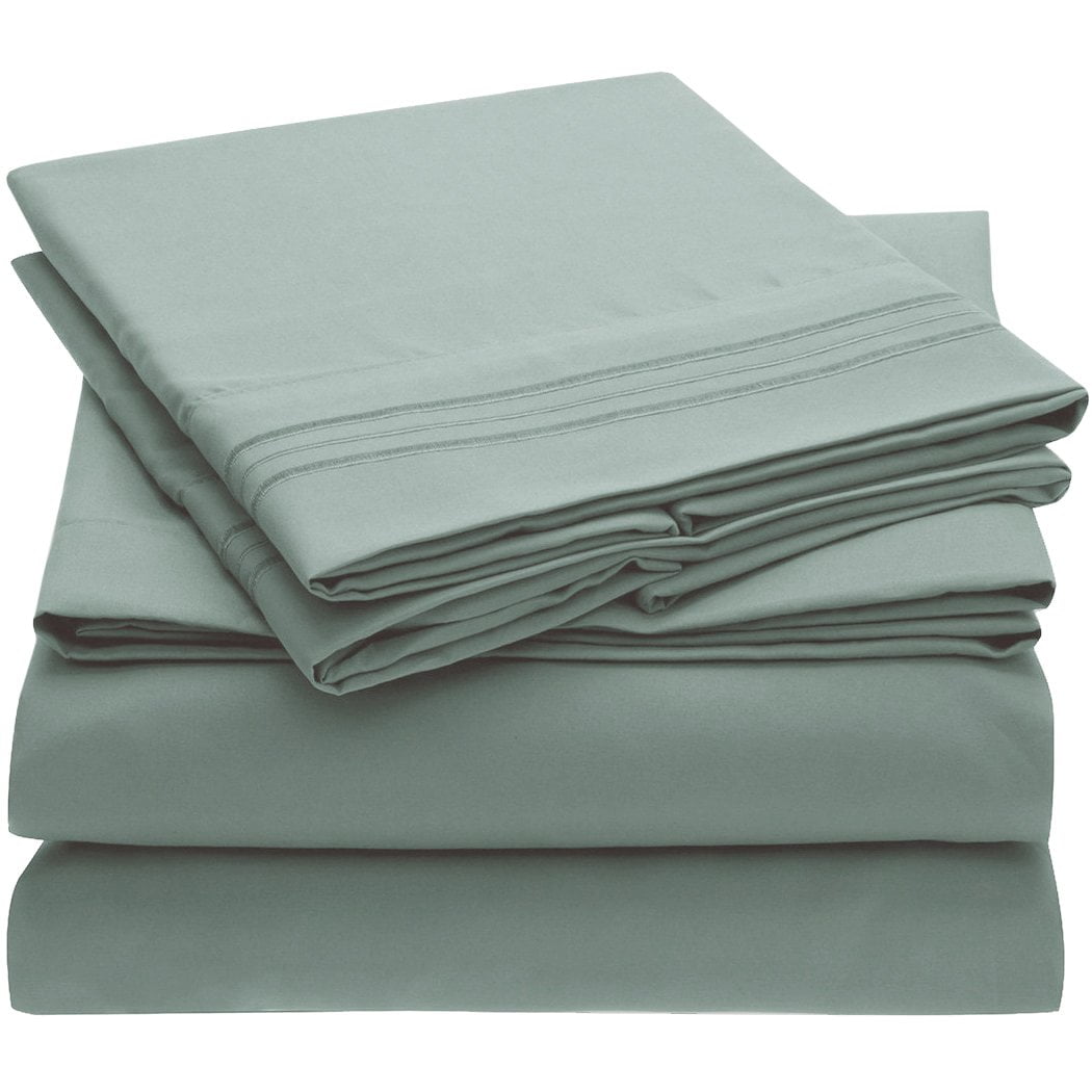 Mellanni Bed Sheet Set, Brushed Microfiber 1800 Bedding Collection