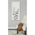 thumbnail image 5 of Kate and Laurel Sylvie Eucalyptus Botanical II Gray and Soft White Framed Canvas Wall Art by The Creative Bunch Studio, 18x40 Panel White, Decorative Plant Art Wall Décor, 5 of 6