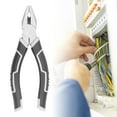 thumbnail image 3 of 6 Inch Wire Pliers, Heavy Duty Wire Cutter Diagonal Cutting Pliers Plated for Dcay Prevention Engineers Electricians Craftsmen, 3 of 7