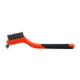 thumbnail image 3 of 2Pcs Wire Cleaning Brush, Yannianjz Wire Cleaning Brush, 3 in 1 Copper Nylon Steel Bristle Brush, Rust Removal Scrubber for Stove Grill, Durable Handle for Kitchen Cleaning, Heavy Duty Scraper Tool, 3 of 9