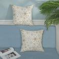 thumbnail image 4 of Christmas Pillow Covers 16x16 Inches Pack of 2, Gold Gray Snowflake Throw Pillow Covers Christmas Decorative Pillowcase Winter Farmhouse Decoration Cushion Cover for Sofa Couch Christmas Decor, 4 of 6