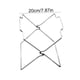 thumbnail image 5 of Soporte para bolsas de basura de acero inoxidable, diseño colgante, estructura plegable, versátil, soporte para contenedores de basura plegable, sin instalación., 5 of 7