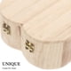 thumbnail image 2 of Caja en forma de corazón, joyero de madera con tapa magnética, estuche para almacenamiento de joyas, organizador de joyas en forma de corazón, contenedor de anillos vacío, 2 of 4