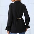 thumbnail image 5 of Knit Cardigan Clip Shawl Wrap Fastener Elastic Ruffled Shoulder Accessory Fashionable Secure Cufflink, 5 of 7