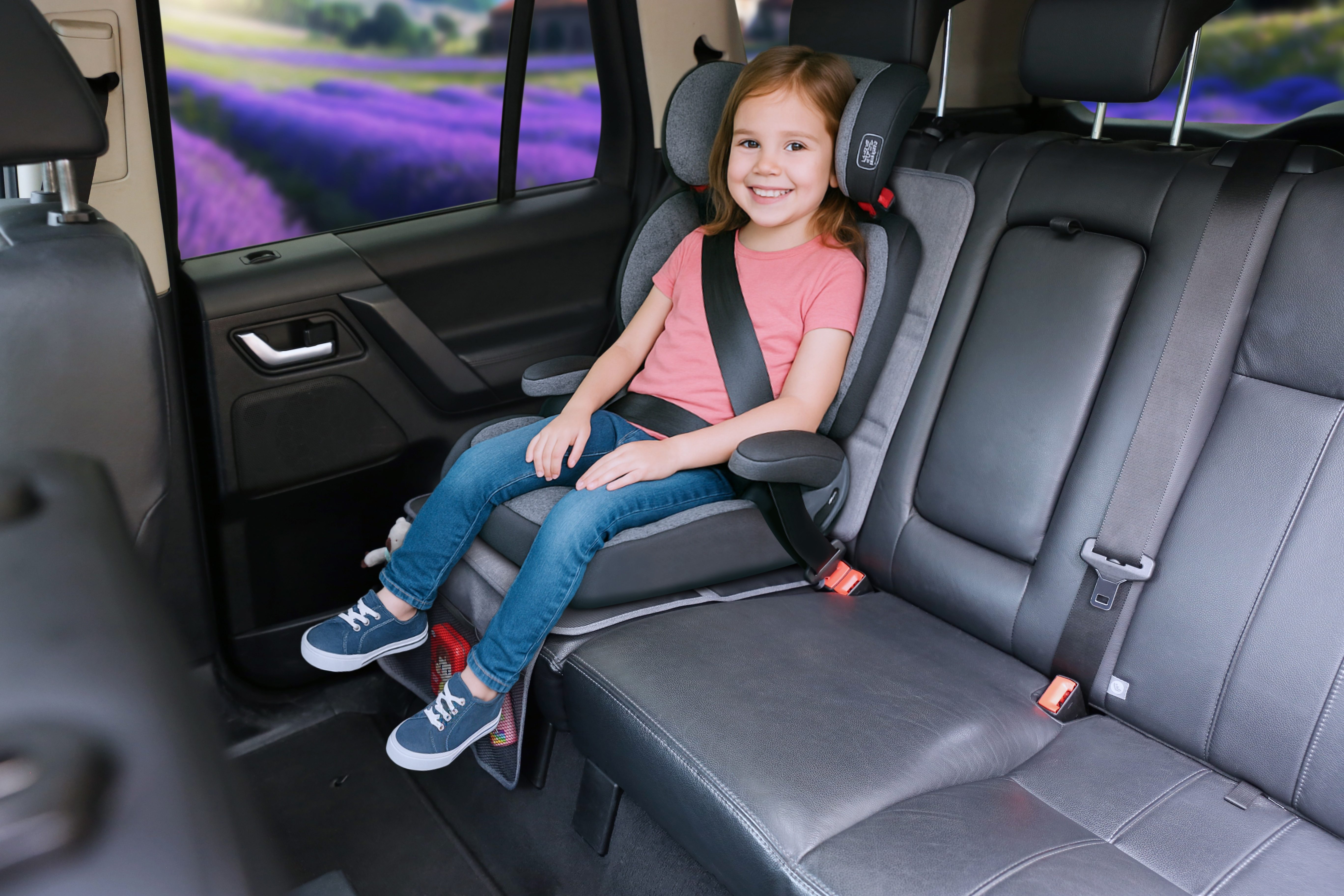 Parent's Choice Car Seat Protector, Gray photo 3