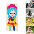 thumbnail image 4 of figatia Colorful Wood 3D Puzzle Preschool Shape Color Early Educational Teaching Girl, 4 of 9