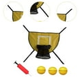 thumbnail image 6 of Dualoai Trampoline Basketball Hoop Attachment Soft Basketball Goal for Training Kids Yellow Ball, 6 of 9