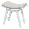 thumbnail image 5 of Topbuy Modern Dressing Makeup Stool w/ Concave Seat Rubber Legs White, 5 of 6