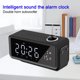 thumbnail image 5 of Reloj despertador digital Bluetooth con micrófono Carga USB LED Sonido de manos Multifunción Subwoofer Negro Sunnimix Relojes de alarma, 5 of 8