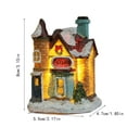 thumbnail image 2 of Christmas Village Led Lighted House Decor, Collectible Building For Indoor Room Decoration, Holiday Festive Ornament For Christmas Shelf Mantel Gift Collection, 2 of 5