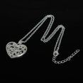 thumbnail image 2 of Hueco Colr de Rhinestone Natirtal Cadena de Cristal étet Sunnimix Collar con colgante de corazón, 2 of 7