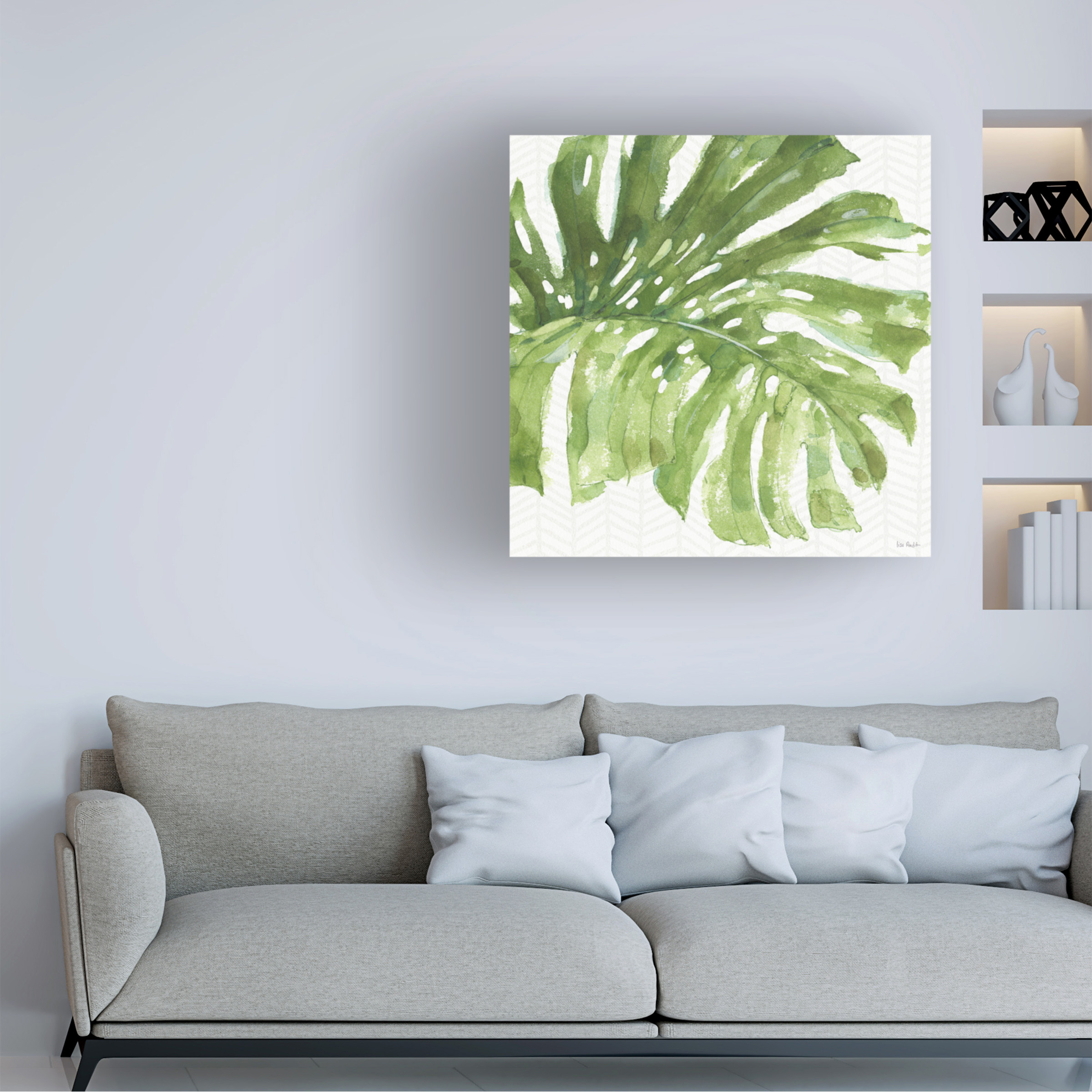 Trademark Fine Art 'Mixed Greens LXXIV' Canvas Art by Lisa Audit