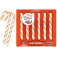 thumbnail image 6 of Pacific Northwest Salmon Flavored Candy Canes – Set of 6 Novelty Pink & White Candy Canes, Fun Holiday Treat, 6 of 6