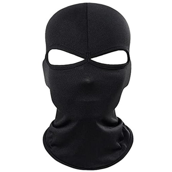 2 Hole Ski Mask for Men Full Face Cover UV Sun Protection Face Mask Hood Hat Windproof Balaclava for Outdoor Motorcycle Cycling Skiing