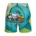 thumbnail image 5 of The Octonauts Mens Swim Trunks with Compression Liner Board Shorts Quick Dry Swim Shorts Bathing Suits M, 5 of 8